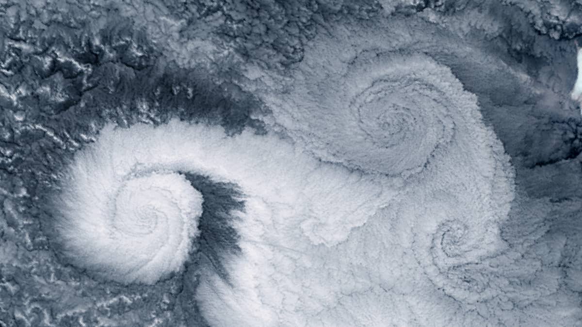 Clouds over Bering Sea