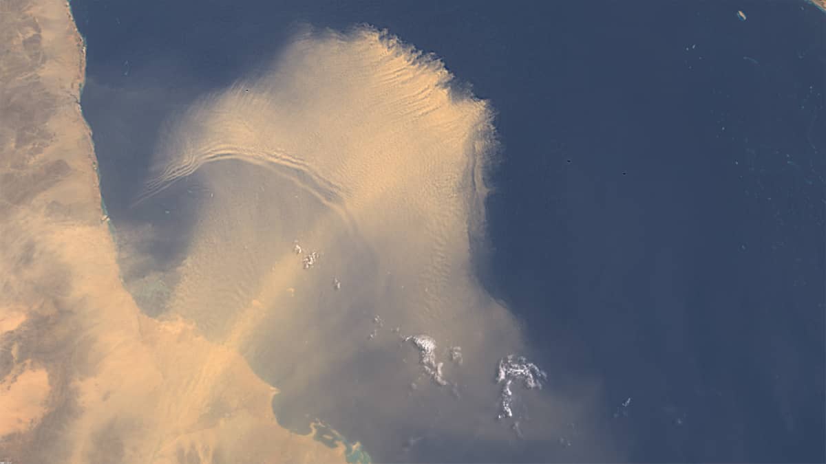 Dust Storm over Red Sea